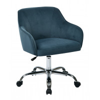 OSP Home Furnishings BRL26-B20 Bristol Task Chair with Atlantic Velvet Fabric